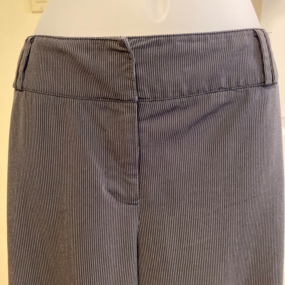 New York & Co. - Woman brown/white pinstriped high rise (stretch) trousers; 16 - Picture 3 of 8